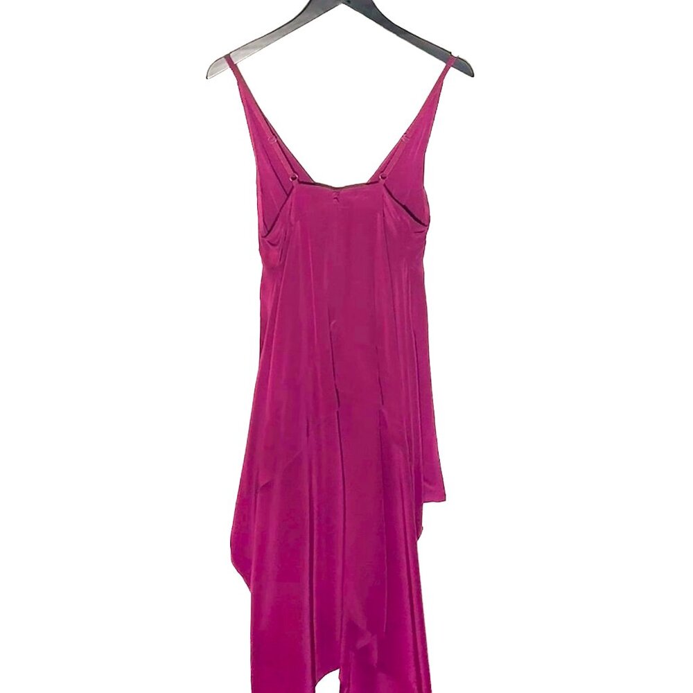 Balenciaga 2007 Magenta Silk Tank Dress - Picture 4 of 9